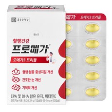 鍾根堂 Omega-3魚油膠囊, 60顆, 1盒