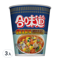 CUP NOODLE 合味道 辣海鮮杯麵 71g, 3入