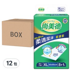 Sun Mate 尚美德 柔適潔淨看護墊, XL(60*90cm), 9片, 12包