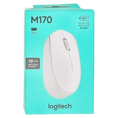 logitech 羅技 台灣公司貨 M170 無線滑鼠, MR0099, 珍珠白