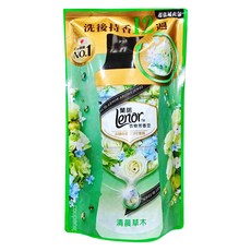 Lenor 蘭諾 衣物芳香豆 補充包 清晨草木, 455ml, 1包