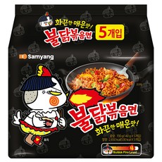 Samyang Foods 三養 Buldak 火辣雞肉風味鐵板炒麵, 5包