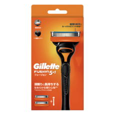 Gillette 吉列 Fusion鋒隱系列 刮鬍刀 刀架 + 刀頭 x 2個, 1盒