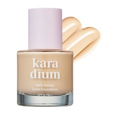 karadium 影星主力無身封麵粉底, 21 Light Beige, 1瓶