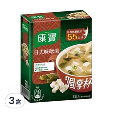 Knorr 康寶 獨享杯 日式味噌 3入, 35.4g, 3盒