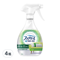 febreze 風倍清 織物除菌消臭噴霧 綠茶清香, 370ml, 4瓶