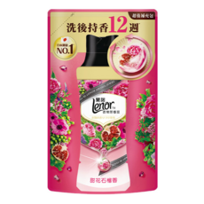 Lenor 蘭諾 衣物芳香豆 補充包 甜花石榴香, 455ml, 1包