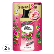 Lenor 蘭諾 衣物芳香豆 補充包 甜花石榴香, 455ml, 2包