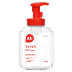 B&B 奶瓶清潔慕斯, 450ml, 2瓶