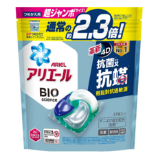 ARIEL 4D抗菌抗蟎洗衣膠囊, 27顆, 1袋
