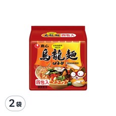 Nongshim 農心 香辣海鮮烏龍麵, 120g, 4包, 2袋