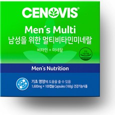 CENOVIS 聖諾 男性綜合維他命礦物質膠囊, 100顆, 1盒