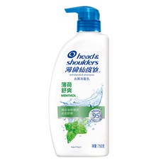 head&shoulders 海倫仙度絲 去屑洗髮乳 薄荷舒爽, 750g, 1瓶