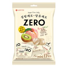 LOTTE 樂天 Zero零糖低卡水果軟糖, 1袋, 238g