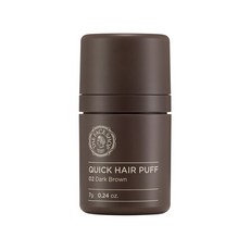 THE FACE SHOP 菲詩小舖 自然遮色氣墊髮粉 7g, 02 Dark Brown, 1罐