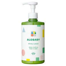 ALOBABY 寶寶牛奶潤膚乳液, 380ml, 1瓶