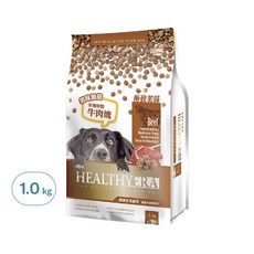 HEALTHYERA 健康紀元 挑嘴犬專用配方乾飼料 1歲以上成犬, 牛肉口味, 1kg, 1袋