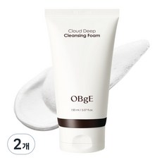 OBgE Objet Cloud 深層潔顏泡沫, 2個, 150ml