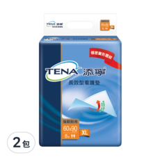 TENA 添寧 長效型看護墊 60*90cm, XL, 8片, 2包