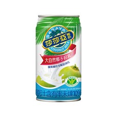 愛之味 莎莎亞椰奶, 335ml, 24罐