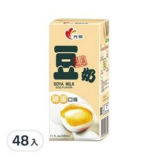 光泉 雞蛋豆奶, 330ml, 48入