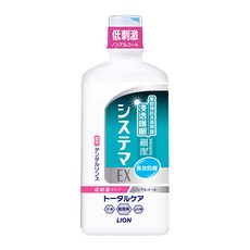 LION 獅王 Systema 細潔 浸透護齦 EX漱口水 低剌激, 450ml, 1瓶