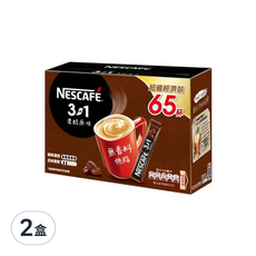 NESCAFE 雀巢咖啡 三合一濃醇原味, 15g, 65入, 2盒