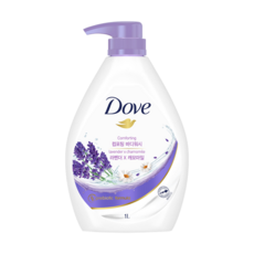 Dove 多芬 保濕沐浴乳 薰衣草+洋甘菊, 1L, 1瓶