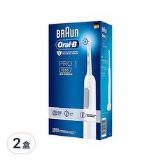 Oral-B 歐樂B 3D電動牙刷 簡約白, PRO1, 2盒