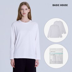 BASIC HOUSE 女款 40 件寬鬆圓長袖T恤2 件