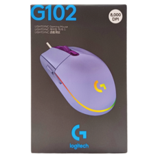 logitech G 羅技G 台灣公司貨 LightSync 電競滑鼠 8000DPI, G102, 紫色