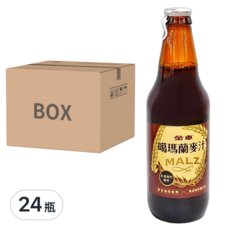 金車 噶瑪蘭麥汁, 330ml, 24瓶