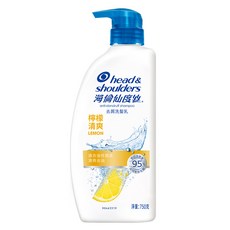 head&shoulders 海倫仙度絲 去屑洗髮乳 檸檬清爽, 750g, 1瓶