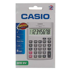 CASIO 卡西歐 國家考試專用計算機 MW-8V-WE, 1個