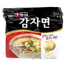 Nongshim 農心 韓國境內版 馬鈴薯麵, 117g, 1袋, 5包