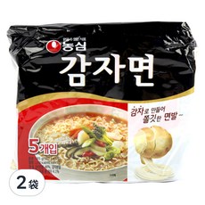 Nongshim 農心 韓國境內版 馬鈴薯麵, 117g, 5包, 2袋, 10包