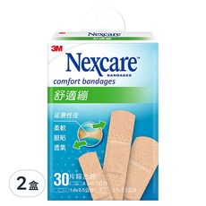 3M Nexcare 舒適繃綜合包, 30片, 2盒