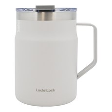 LocknLock 樂扣樂扣 都會馬克咖啡杯, 白色, 475ml, 1個