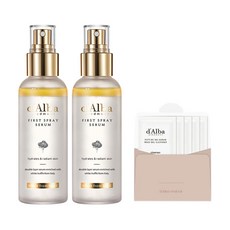 d'Alba 水光精油賦活噴霧100ml x 2瓶 + 弱酸性洗臉凝膠3ml x 5包, 1組