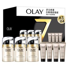 OLAY 歐蕾 多元修護 日晚霜組 日霜50g*3+晚霜14g*4, 1組