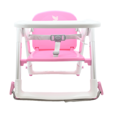 APRAMO flippa dining booster 可攜式兩用兒童餐椅 2kg, 糖果粉, 1張