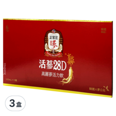 正官庄 活蔘28D禮盒 100ml, 10瓶, 3盒