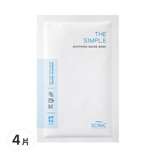 SCINIC 溫和日常紗布面膜 25ml, 4片