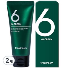 treatroom 6X Cream免沖洗護髮霜, 2條, 100ml