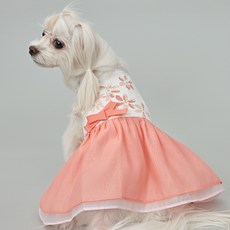 SUPER PET 狗眼狗衣服狗衣服花韓服, 粉色的