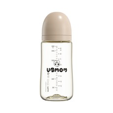 UBMOM PPSU奶瓶, 巧克力棕, 280ml, 1個