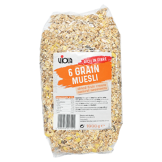 VIOLA 綜合穀粒殼片 6 Grain Muesli, 1kg, 1包