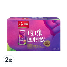 天地合補 膠原蛋白玫瑰四物飲, 6瓶, 120ml, 2盒