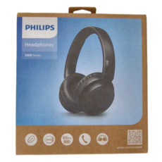 PHILIPS 飛利浦 高階Hi-Fi 頭戴式藍牙耳機, 黑色, TAH5209BK