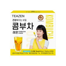 TEAZEN 茶禪 康普茶沖泡飲 檸檬口味, 5g, 30條, 1盒